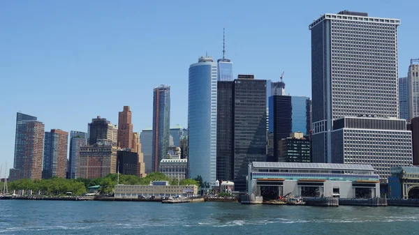 Untere Manhattan Skyline in New York City — Stockfoto