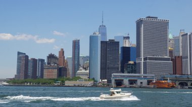 Lower Manhattan Skyline in New York City
