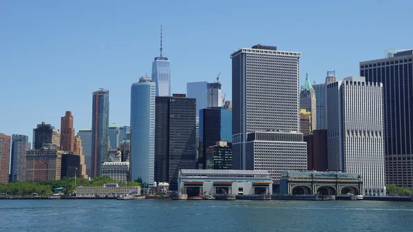 Skyline di Lower Manhattan a New York — Foto Stock