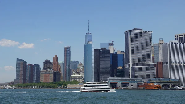 Lägre manhattan skyline i new york city — Stockfoto