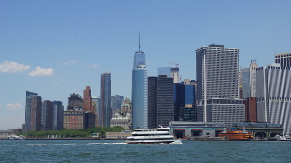 Lower Manhattan Skyline in New York City (USA)