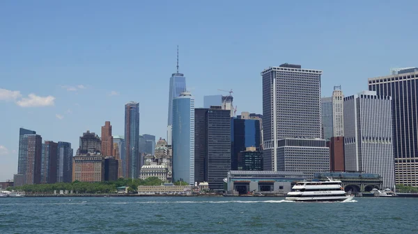 Untere Manhattan Skyline in New York City — Stockfoto