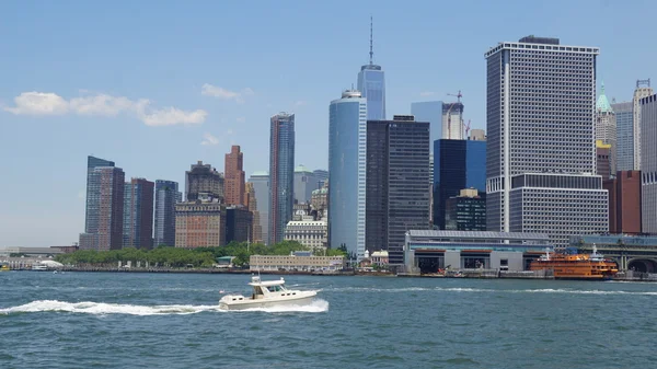 Lägre manhattan skyline i new york city — Stockfoto