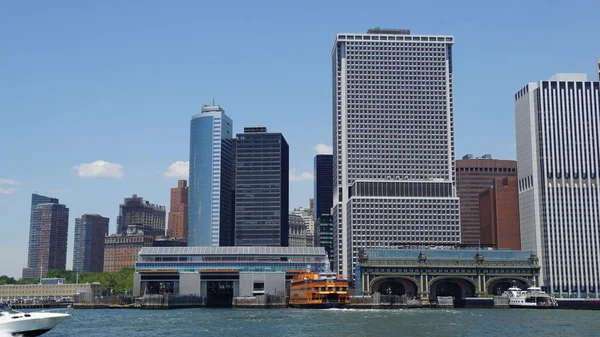 Untere Manhattan Skyline in New York City — Stockfoto