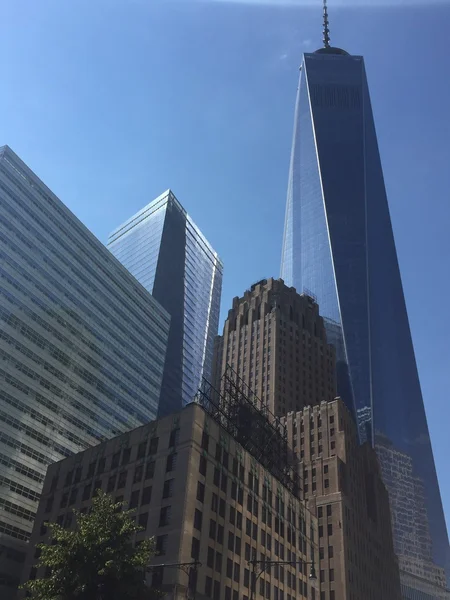 Nueva York Junio World Trade Center Bajo Manhattan Nueva York — Foto de Stock