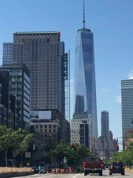 New York Jun One World Trade Center Στο Κάτω Μανχάταν — Φωτογραφία Αρχείου