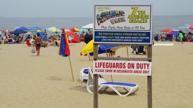 Asbury Park New Jersey sahilinde
