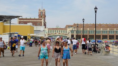 Asbury Park New Jersey sahilinde
