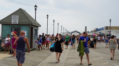 Boardwalk Asbury Park New Jersey sahilde
