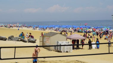 Asbury Park New Jersey sahilinde