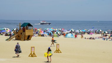 Long Branch New Jersey sahilinde