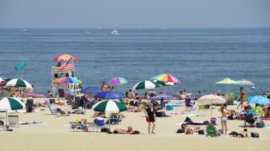 Long Branch New Jersey sahilinde