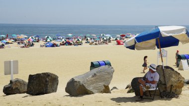 Long Branch New Jersey sahilinde