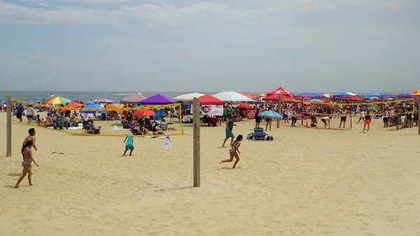 Playa en Asbury Park en Nueva Jersey — Foto de Stock