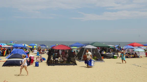 Plaża w Asbury Park w stanie New Jersey — Zdjęcie stockowe