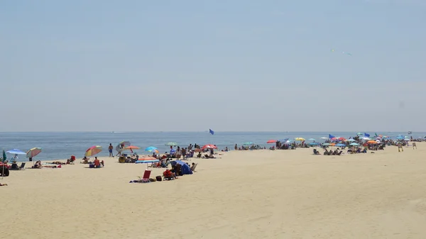 Praia em Long Branch em Nova Jersey — Fotografia de Stock