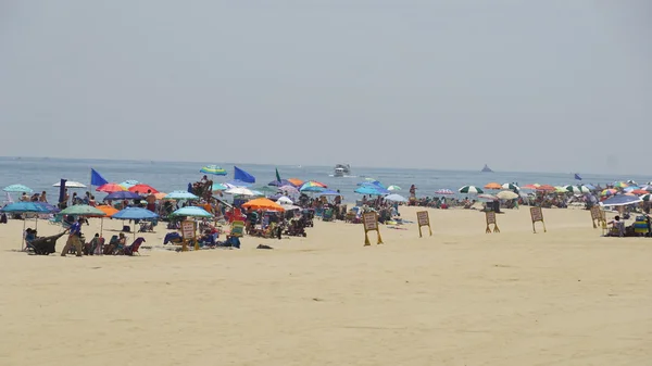 Praia em Long Branch em Nova Jersey — Fotografia de Stock