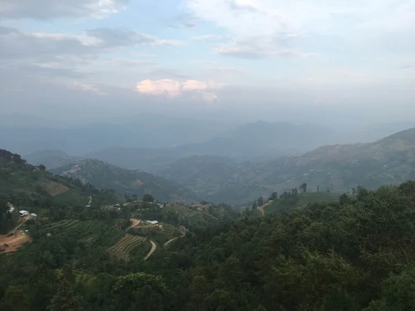 Widok z Katmandu w Nepalu — Zdjęcie stockowe