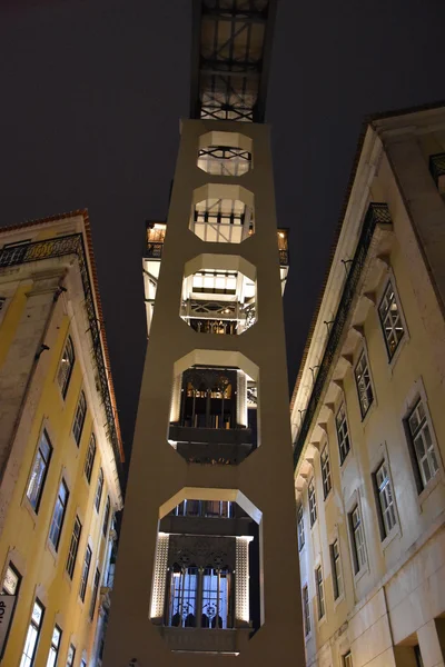 Santa Justa Lift (Elevador de Santa Justa) in Lisbon, Portugal — Stock Photo, Image