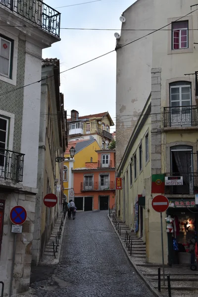 Lisbon Portugal Aug Streets Lisbon Portugal Seen August 2016 — 图库照片