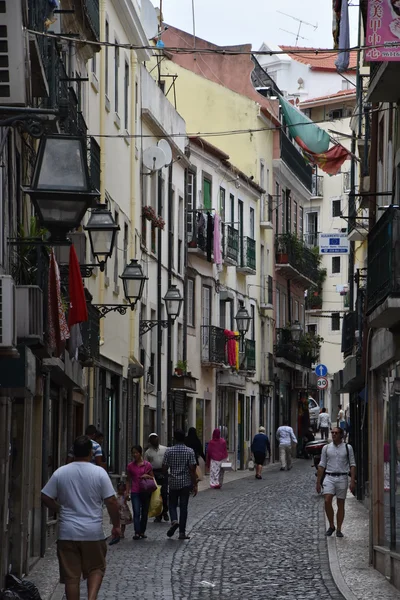 Lissabon Portugal Aug Straßen Von Lissabon Portugal Gesehen Aug 2016 — Stockfoto