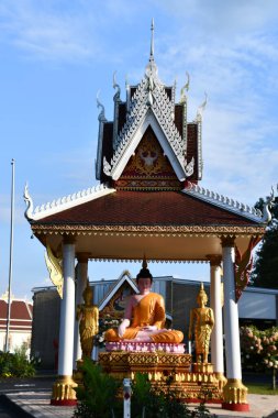 Morris, Connecticut 'taki Lao Buddha Ariyamedtaram Tapınağı, 6 Eylül 2020' de görüldüğü gibi..