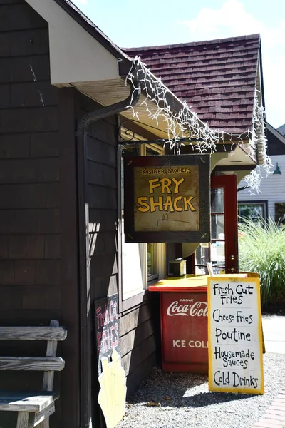 New Paltz Sep Water Street Market Der Innenstadt Von New — Stockfoto