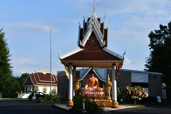 Morris Sep Templo Lao Buddha Ariyamedtaram Morris Connecticut Como Visto — Fotografia de Stock