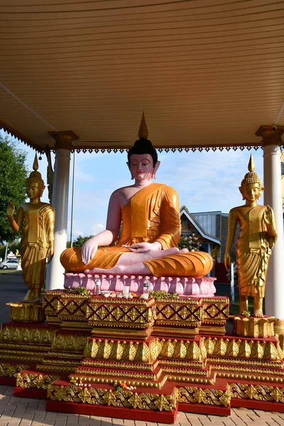 Morris Wrzesień Świątynia Buddy Lao Ariyamedtaram Morris Connecticut Widziana Września — Zdjęcie stockowe