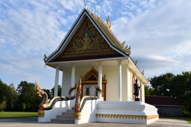 Morris, Connecticut 'taki Lao Buddha Ariyamedtaram Tapınağı, 6 Eylül 2020' de görüldüğü gibi..