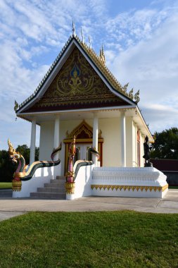 Morris, Connecticut 'taki Lao Buddha Ariyamedtaram Tapınağı, 6 Eylül 2020' de görüldüğü gibi..