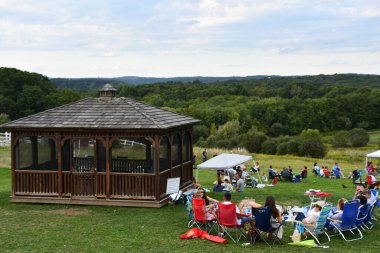 WATERTOWN, CT - 6 SEP Watertown, Connecticut 'taki Hawk Ridge Şaraphanesi, 6 Eylül 2020' de görüldüğü gibi.