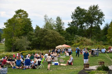 WATERTOWN, CT - 6 SEP Watertown, Connecticut 'taki Hawk Ridge Şaraphanesi, 6 Eylül 2020' de görüldüğü gibi.