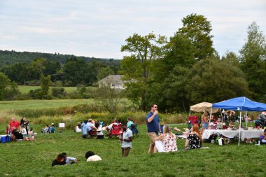 WATERTOWN, CT - 6 SEP Watertown, Connecticut 'taki Hawk Ridge Şaraphanesi, 6 Eylül 2020' de görüldüğü gibi.