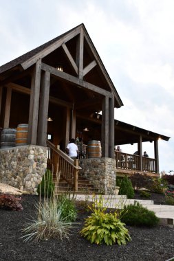 WATERTOWN, CT - 6 SEP Watertown, Connecticut 'taki Hawk Ridge Şaraphanesi, 6 Eylül 2020' de görüldüğü gibi.