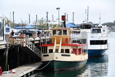 PORTLAND, ME - 26. Sezon, 2020 'de görüldüğü üzere Portland, Maine' de şehir merkezi.. 
