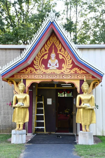 Morris Settembre Tempio Lao Buddha Ariyamedtaram Morris Connecticut Come Visto — Foto Stock