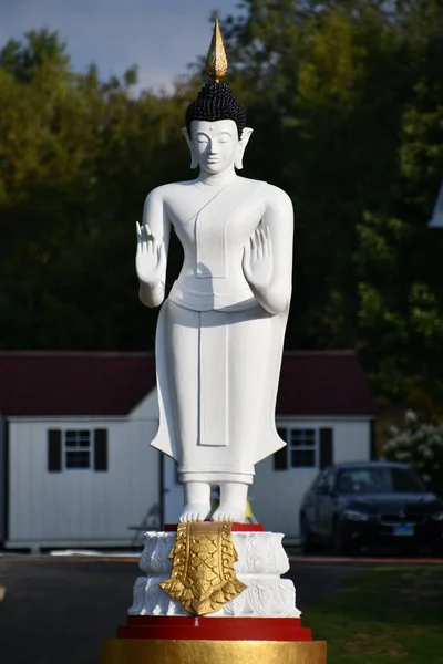 Morris Wrzesień Świątynia Buddy Lao Ariyamedtaram Morris Connecticut Widziana Września — Zdjęcie stockowe