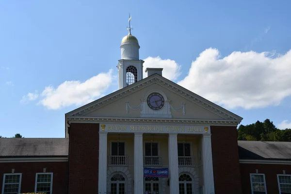 Washington Sep Bryan Memorial Town Hall Washington Connecticut Visto Septiembre —  Fotos de Stock