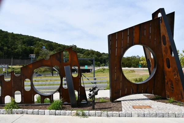 Nyack Sep Bridge Path Welcome Center Guvernör Mario Cuomo Bridge — Stockfoto