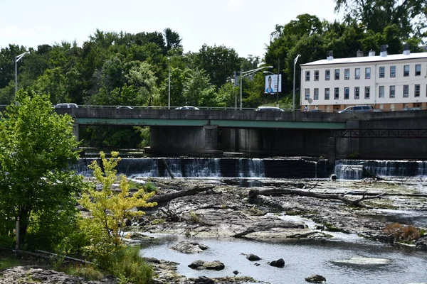 Great Falls Passaic River Paterson New Jersey — Stock Photo, Image