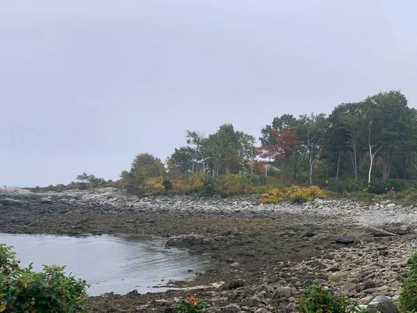 Vista Desde Peaks Island Cerca Portland Maine —  Fotos de Stock
