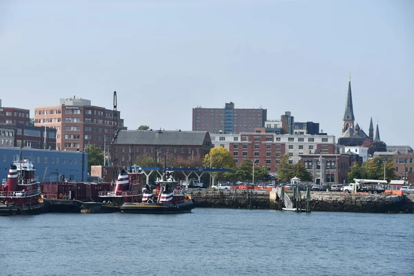 Portland Sep Blick Auf Den Hafen Von Portland Maine Gesehen — Stockfoto