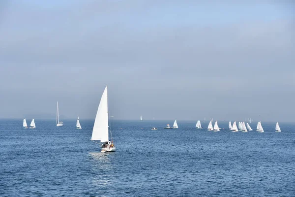 Portlandia Września Widok Port Portland Maine Jak Widać Dniu Września — Zdjęcie stockowe