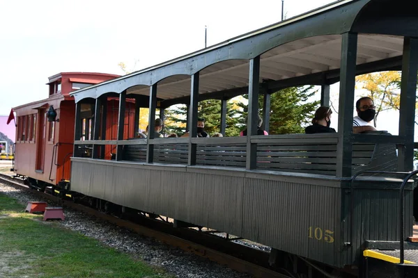 Portland Sep Circuit Train Maine Narrow Gauge Railroad Museum Portland — Photo