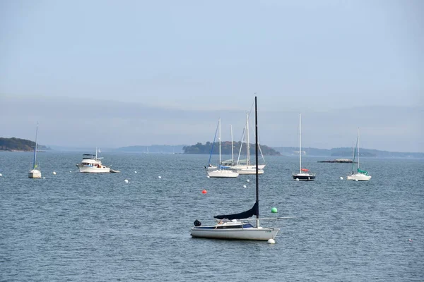 Portland Sep Portland Harbor Maine See Sep 2020 — стокове фото