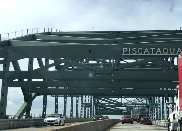 Puente Del Río Piscataqua Portland Maine —  Fotos de Stock