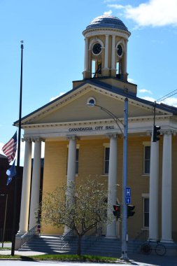CANDAIGUA, NY - 18 SEP: Canandaigua Belediye Binası, New York, Canandaigua, 18 Eylül 2020. 