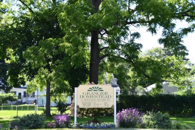 CandaIGUA, New York taşrası Canandaigua 'daki Granger Homestead and Carriage Museum, 18 Eylül 2020.