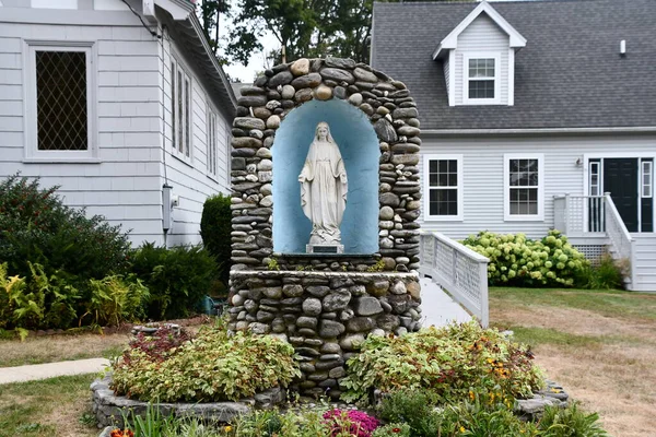 Peaks Island Settembre Chiesa Cattolica San Cristoforo Peaks Island Maine — Foto Stock